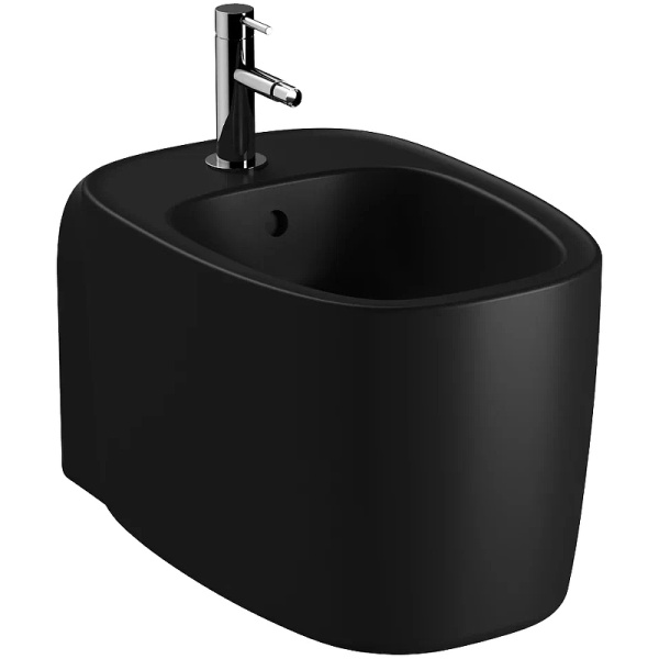 Биде подвесное Plural, цвет матовый черный Vitra