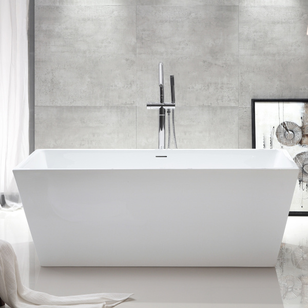 Акриловая ванна ABBER AB9224-1.6 белая