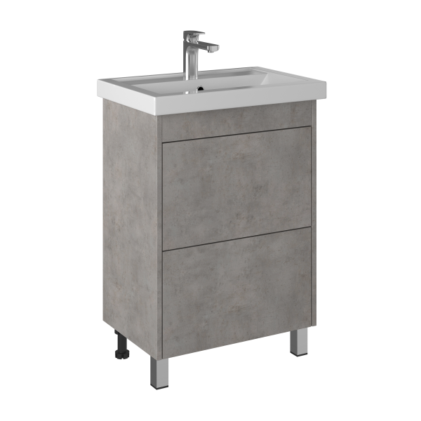 Тумба под раковину Briz Риччи 
60 см, Бетон