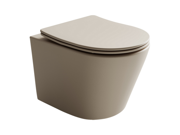 Подвесной унитаз Balearica Rimless (цвет Черный Матовый)