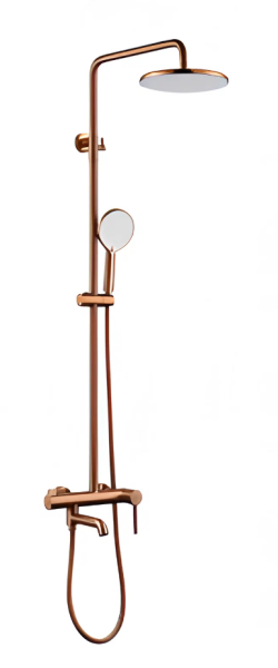 Душевая система  матовое розовое золото Gappo G2406-43
