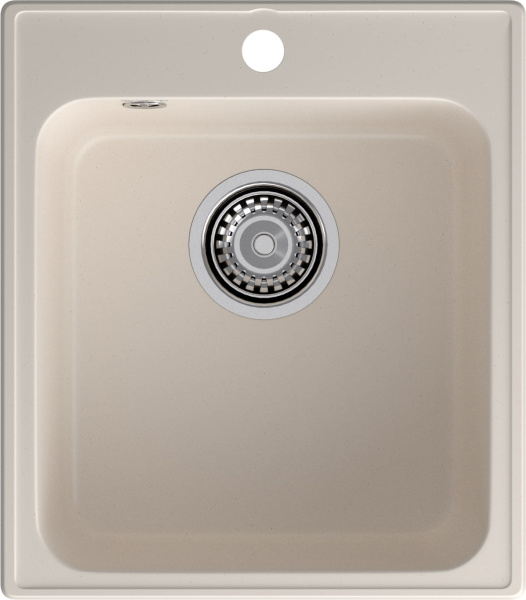 GranFest QUARZ (ECO-17) Мойка  1-чаш. 420*480 (белый)