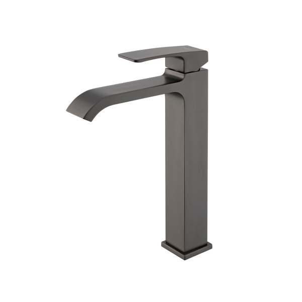 Смеситель Raglo для раковины высокий монолитный, графит R02.15.09