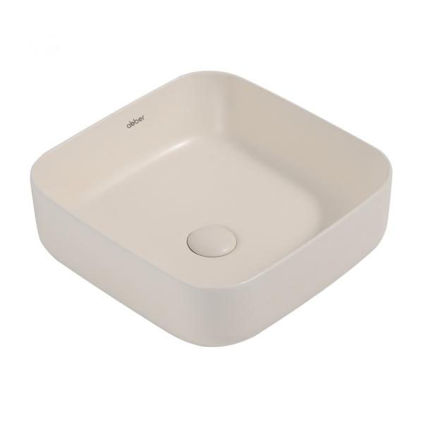 Раковина накладная ABBER Rechteck AC2211MBE светло-бежевая матовая в магазинах СантехГид