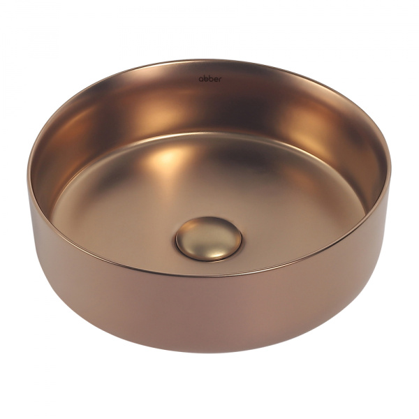 Раковина накладная ABBER Bequem AC2108MRG розовое золото матовое в магазинах СантехГид