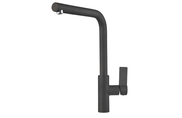 Смеситель для кухни однорыч. ЧЕРНЫЙ, GRANULA