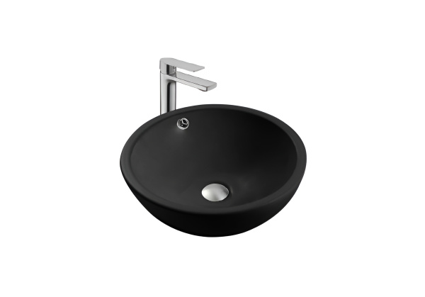 Раковина накладная для установки на столешницу AQUATEK AQ5354-MB 440*440*175, матовый черный в магазинах СантехГид