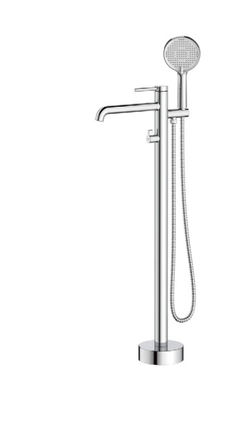 Смеситель напольный для ванны хром GAPPO G3006