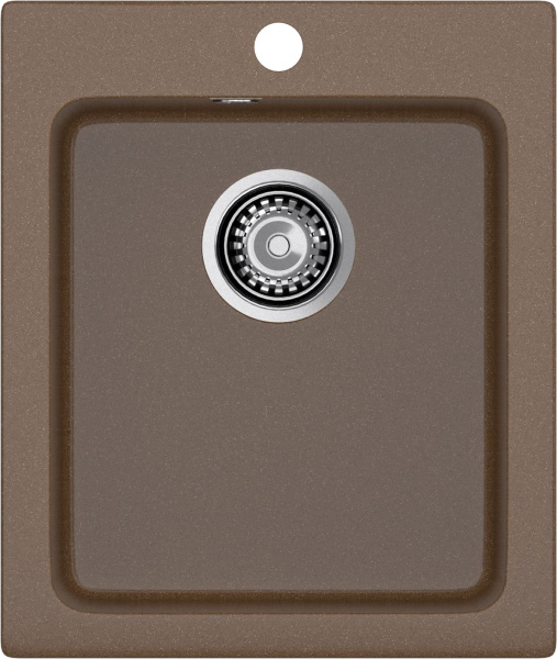 GRANFEST Мойка композит PRACTIK  GF-P--505  1-чаш. 427*505 мм  терракот арт.GF-