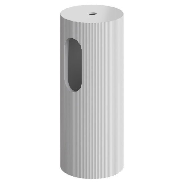 Пьедестал для раковины рифленый SOLE Corian 300*720 Matte white в магазинах СантехГид