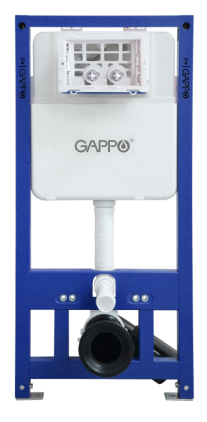 Инсталляция для подвесного унитаза пневматическая Gappo без клавиши GM3003
