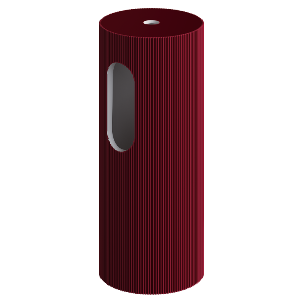 Пьедестал для раковины рифленый SOLE Corian 300*720 Burgundy в магазинах СантехГид