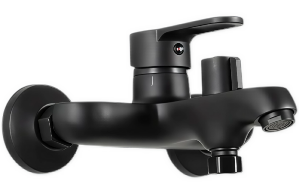 Смеситель для ванны черный FRUD R32157-6