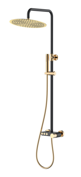 Стойка для душа STICK BLACK DIAMOND Gold