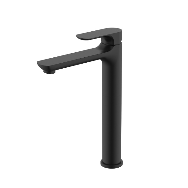 Смеситель Raglo для раковины высокий монолитный, черный R03.15.06