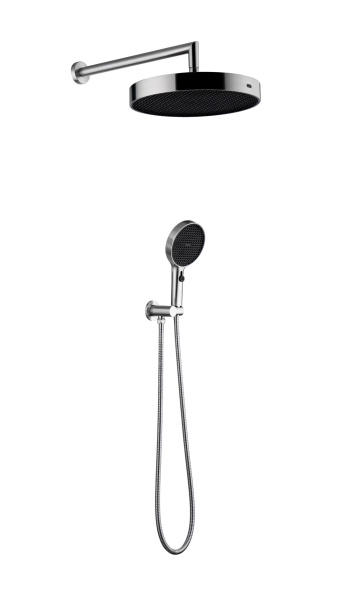 Лейка ручная+верхняя+выпуск+шланг CELL NIKEL BRUSH 