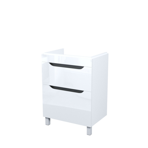 Тумба напольная, 60 см, белый, Ray, IDDIS, RAY60WFi95 подходит умыв. 4076000i28