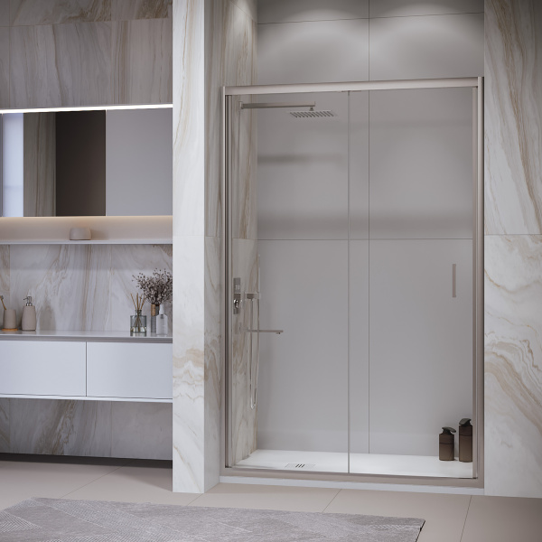 Душевая дверь 100-190 RGW PA-21 хром/прозрачное 5мм 