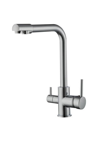 Смеситель для кухни с фильтром питьевой воды хром FRUD R43053