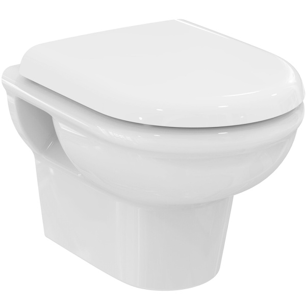 Унитаз подвесной Ideal Standard EXACTO безободковый, с сиденьем микролифт () R002601