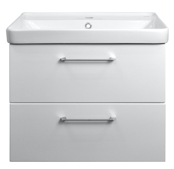 Комплект Azario тумба Ника 70 700х475х560 подвесная с раковиной Monte 70 белый матовый () CS00080144