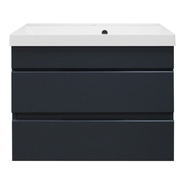 Комплект Azario Тумба Эстима 70/2 695х447х555 подвесная, с раковиной Астория 70, графит () CS00094588