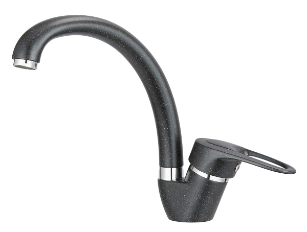 Смеситель для кухни ЧЕРНЫЙ, GRANULA STANDART