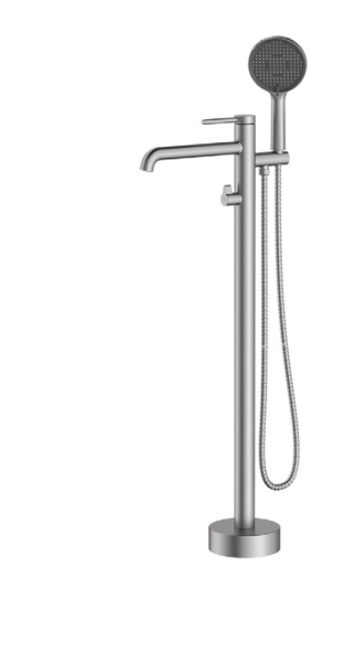 Смеситель напольный для ванны оружейная сталь GAPPO G3006-9