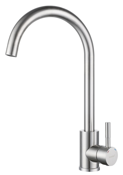 Смеситель для кухни U-обр. D-35мм (нержавейка) GRANFEST QUARZ