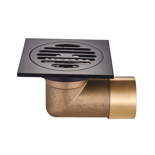 Душевой трап Raglo 100х100мм, нержавеющая сталь, черный R605.10.06