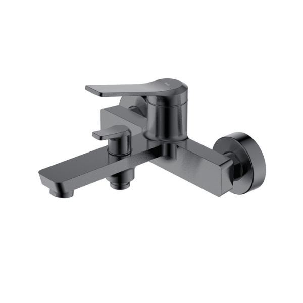 Смеситель для ванны, графит матовый, Parker, IDDIS, PARGM00i02WA