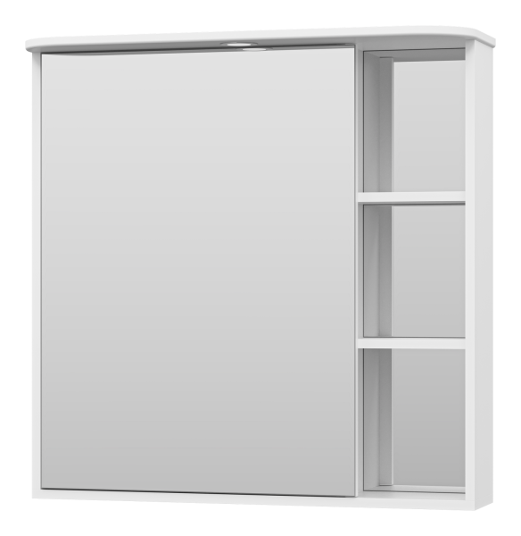 Зеркало-шкаф Венера - 80 лев. со светом белое