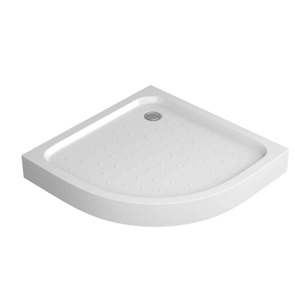 Душевой поддон (90х90х13) четверть круга,1 место NG-P9090-14