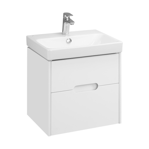 Тумба под раковину AQUATON Оливия 55 белый матовый 1A254201OL010