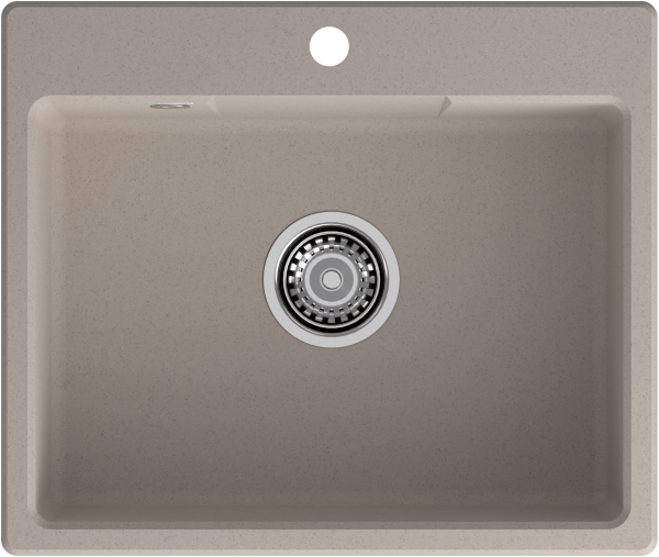 GRANFEST Мойка URBAN 658  1-чаша 580*490мм песочный арт.GF-UR-