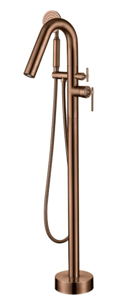 Смеситель напольный ETERNA BRUSHED BRONZE