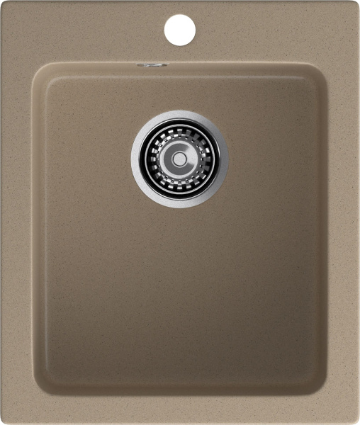 GRANFEST Мойка композит PRACTIK  GF-P--505  1-чаш. 427*505 мм  песок арт.GF-