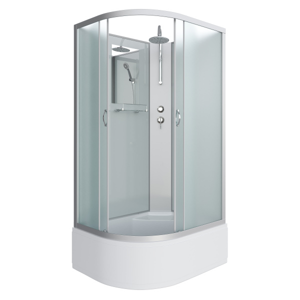 Душевая кабина Niagara Classic NG-2310-14RBKT (120х80х210) высокий поддон(40см),стекло матовое,4 места