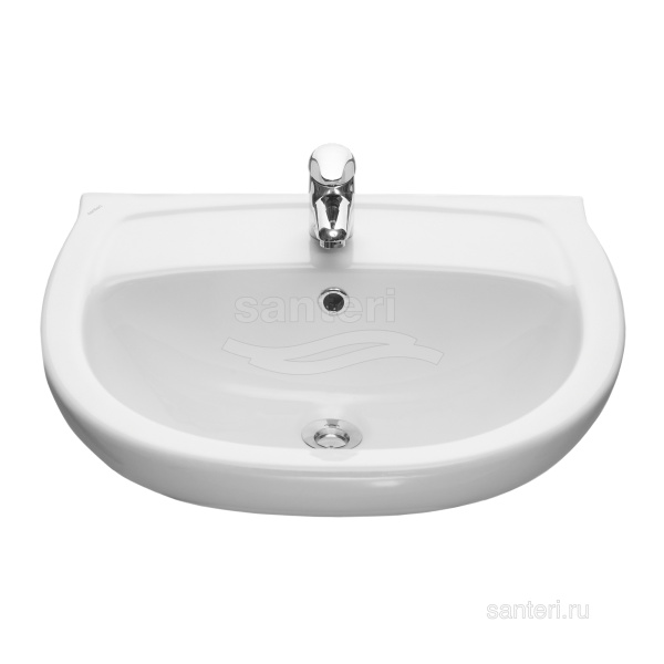 Умывальник Версия 56,5 3/вел 1/отв б/к Santeri . 1.3111.5.S00.11B.0 в магазинах СантехГид