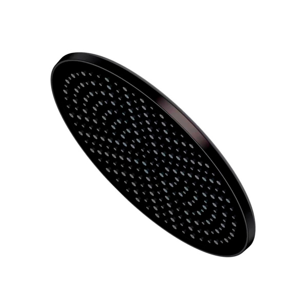 Лейка душевая верхняя Raglo R451.50.06 тропический душ ∅250мм пластик/силикон, черный 