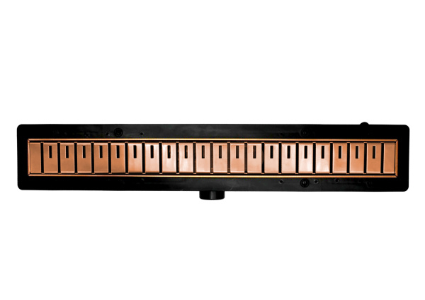 Душевой лоток комбинированный пластиковый, с металической рамкой и решеткой 2, розовое золото, L=750 mm