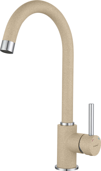 Смеситель для кухни, U-обр. D-35мм (бежевый)