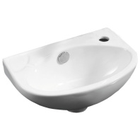 Раковина Azario 37 х25х15 угловая, белая (AZ-41203) в магазинах СантехГид