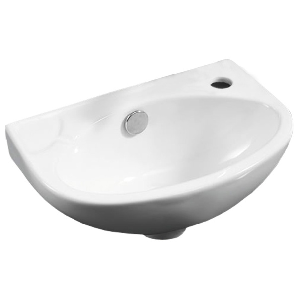 Раковина Azario 37 х25х15 угловая, белая (AZ-41203) в магазинах СантехГид