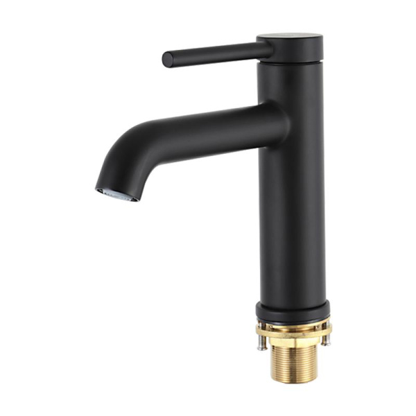 Смеситель для раковины черный GAPPO G1006-6