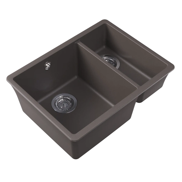 Мойка "Вега" 335/160, серый шелк FS