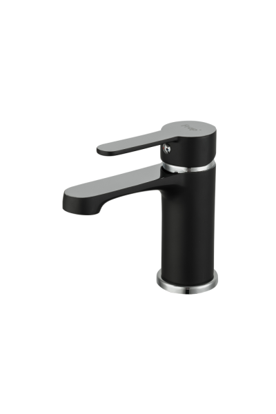 Смеситель для раковины черный/хром FRAP F1042