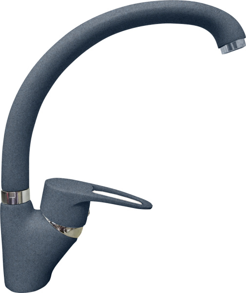 Смеситель для кухни боковой D-40mm (графит)