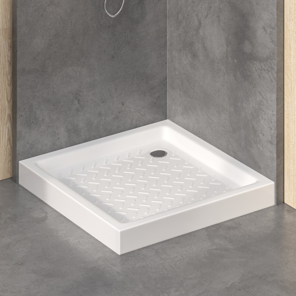Поддон для душа квадратный керамический RGW CR