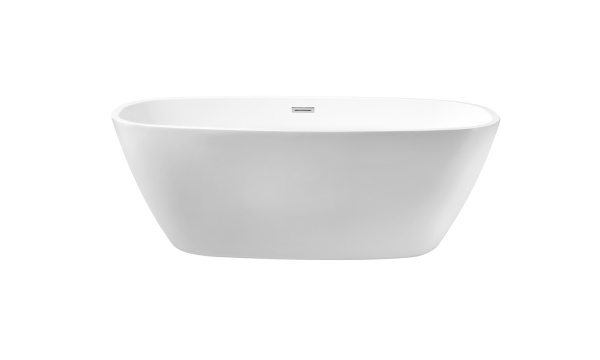 Ванна акриловая отдельностоящая ТЕРА 1700*780*590, белый глянцевый AQ-128778Wt